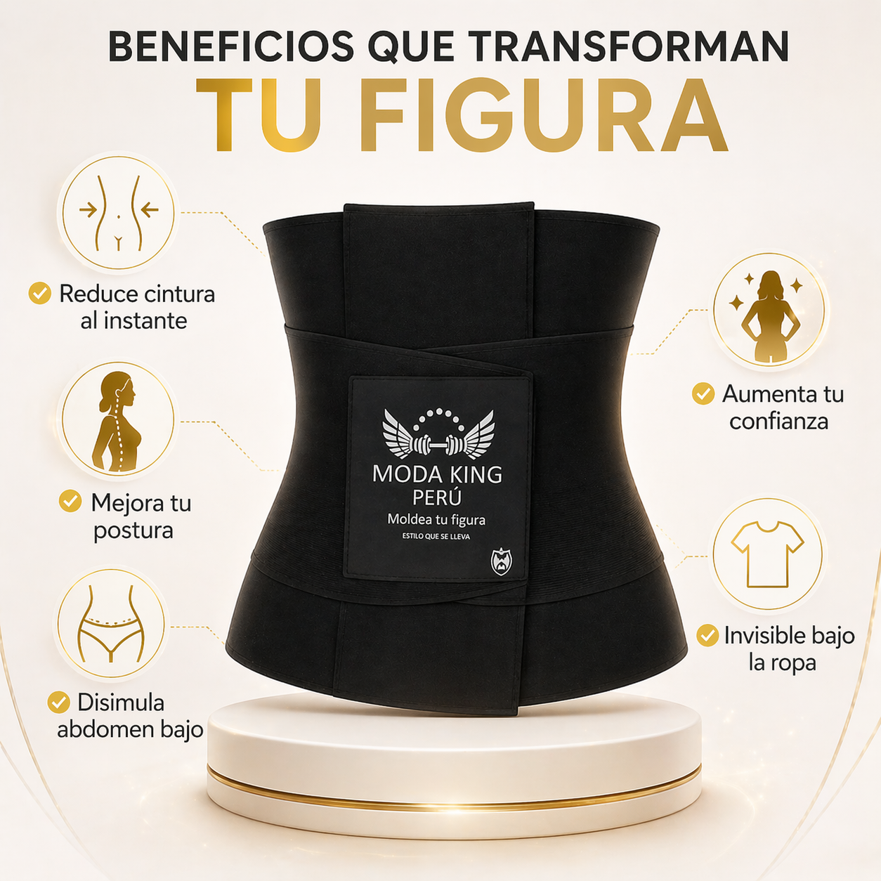 MOLDEA TU FIGURA AL INSTANTE /Faja cintura de avispa 🔥