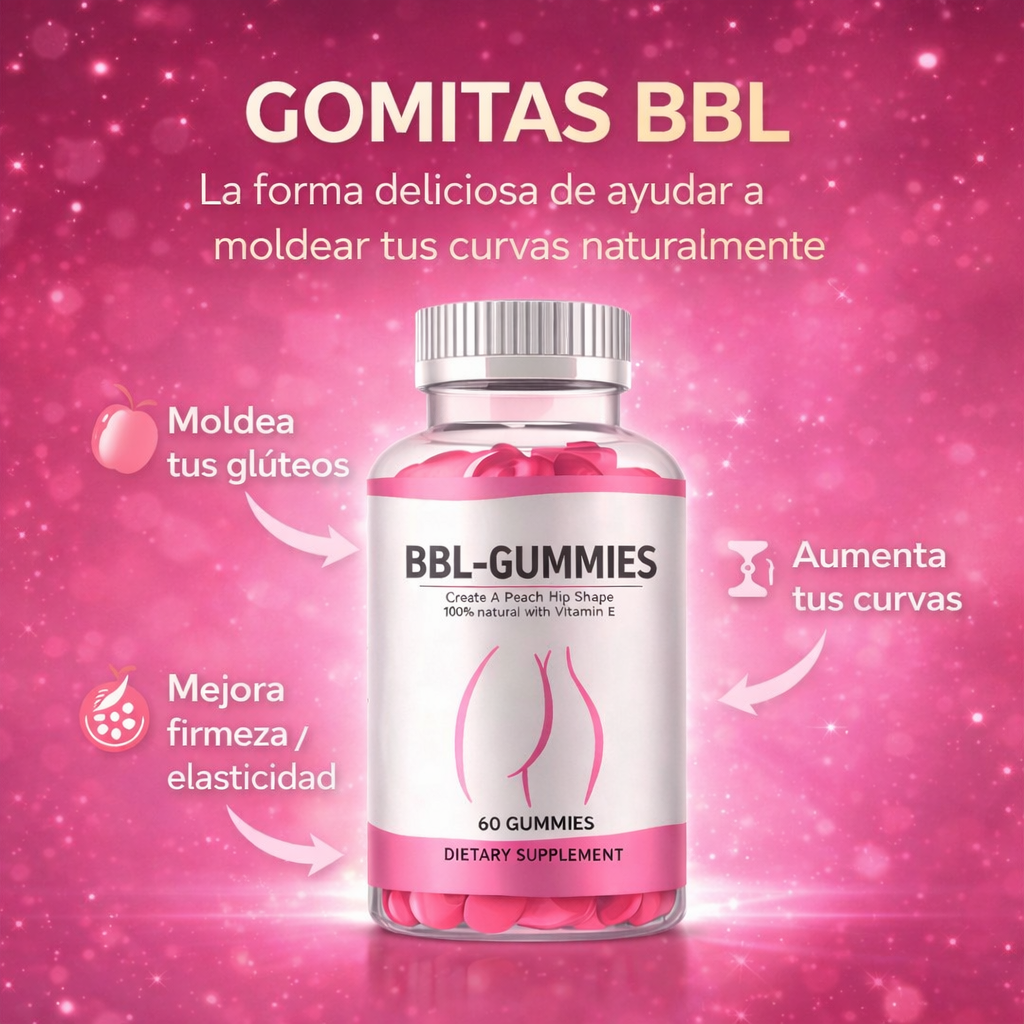 🍑 GLÚTEOS MÁS GRANDES-BBL GUMMIES
