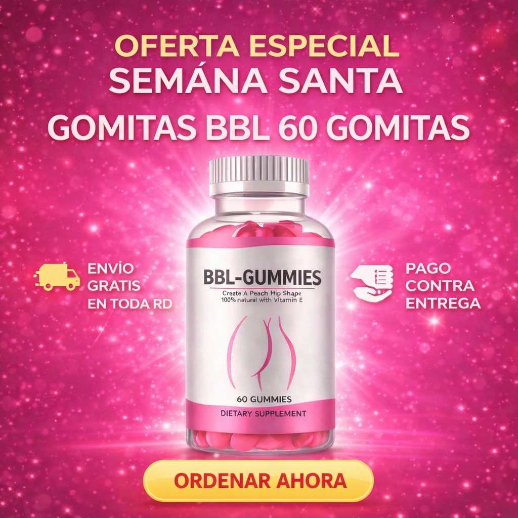 🍑 GLÚTEOS MÁS GRANDES-BBL GUMMIES