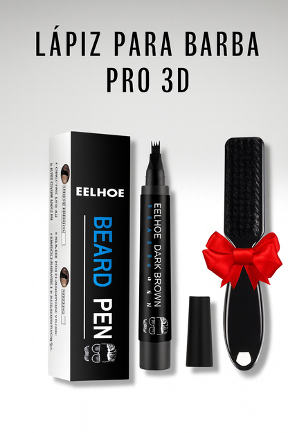 LÁPIZ PARA BARBA PRO 3D 🧔 NEGRO -OFERTA