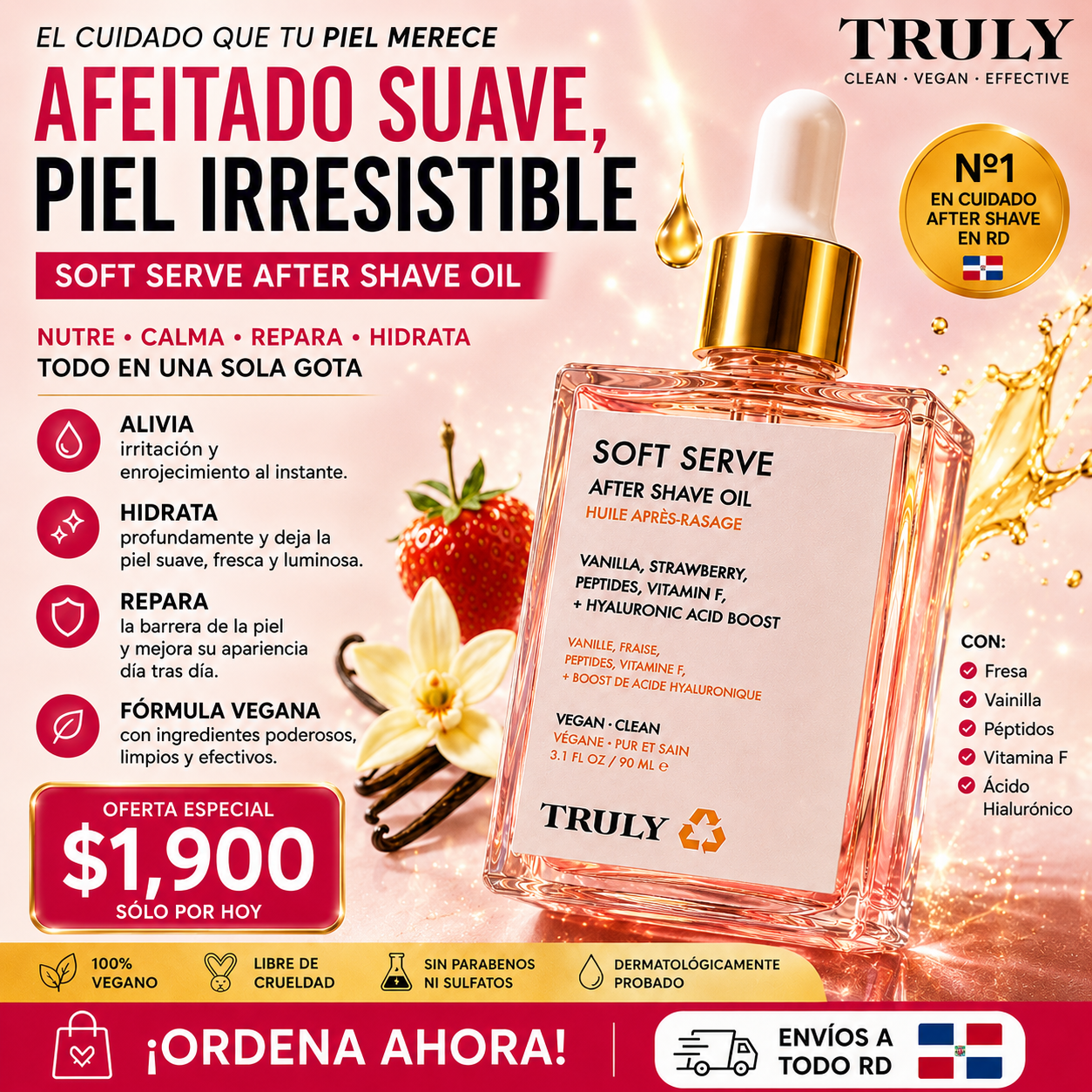 🌟 Truly™ After Shave – Frescura y Protección Premium para Tu Piel