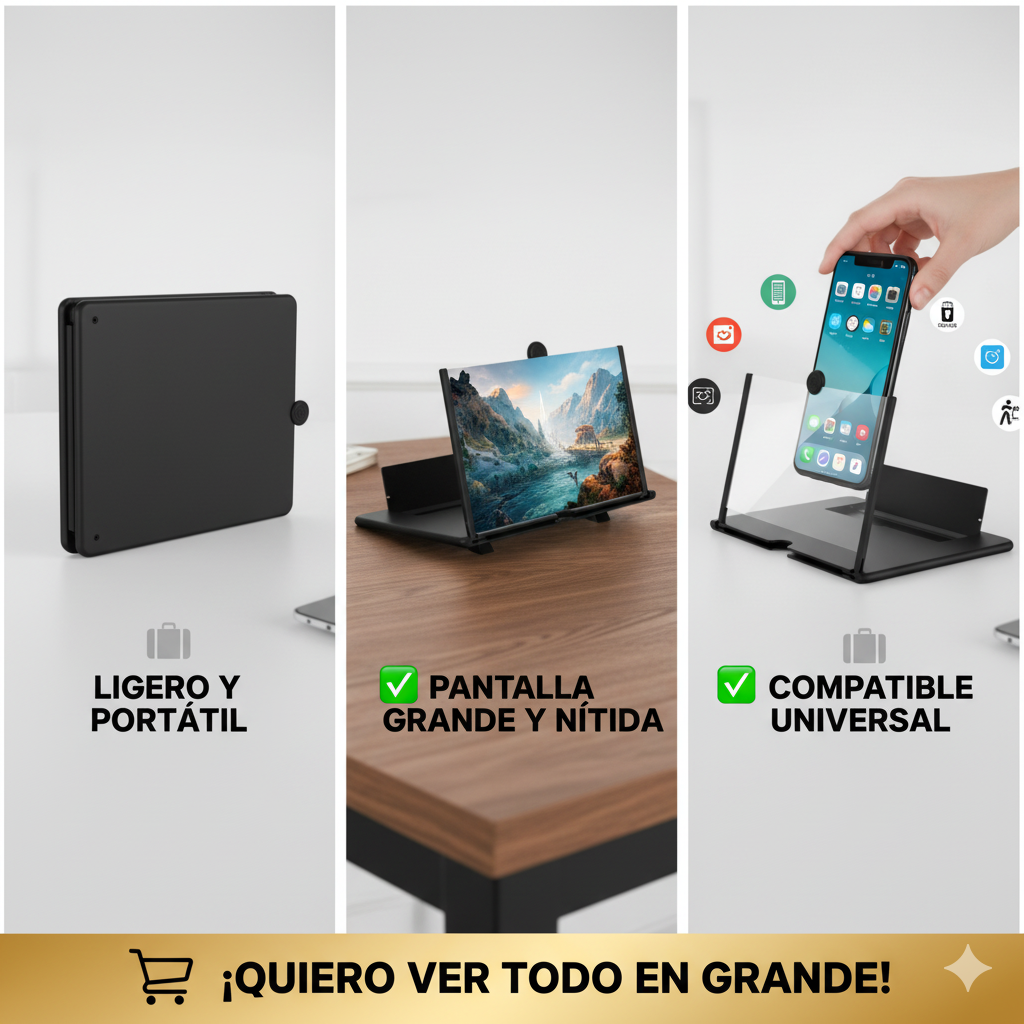 Amplificador de Pantalla Movil 📲