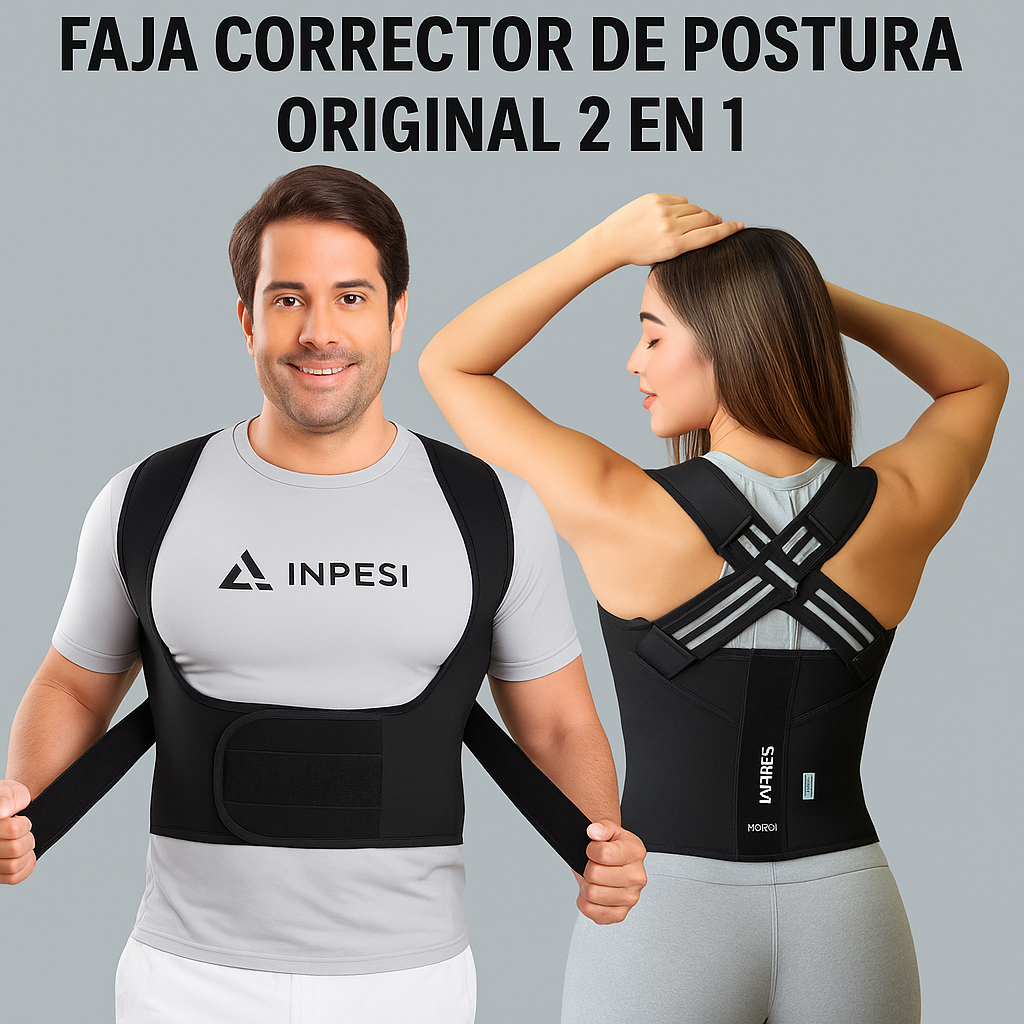 Faja Corrector de Postura Original 2 en 1
