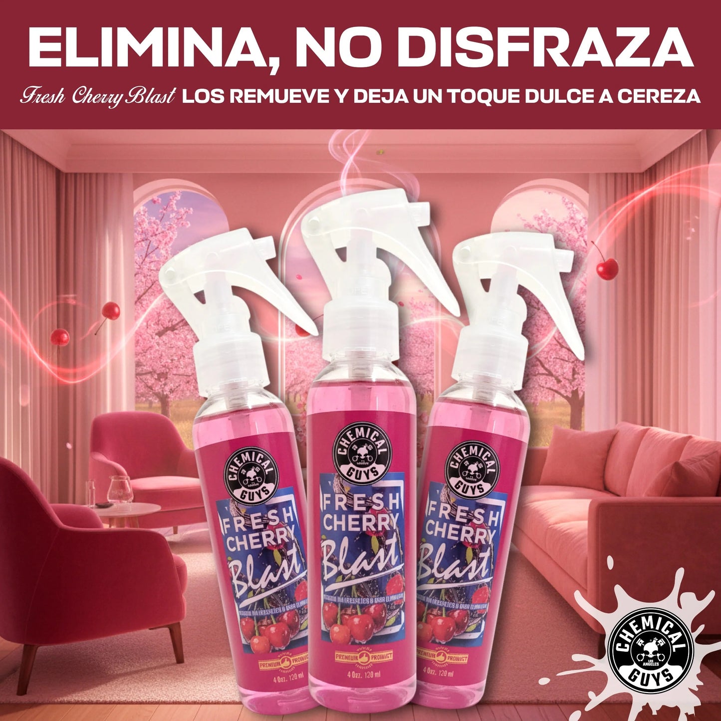 Aromatizador para auto y hogar (CHERRY BLAST) 🍒
