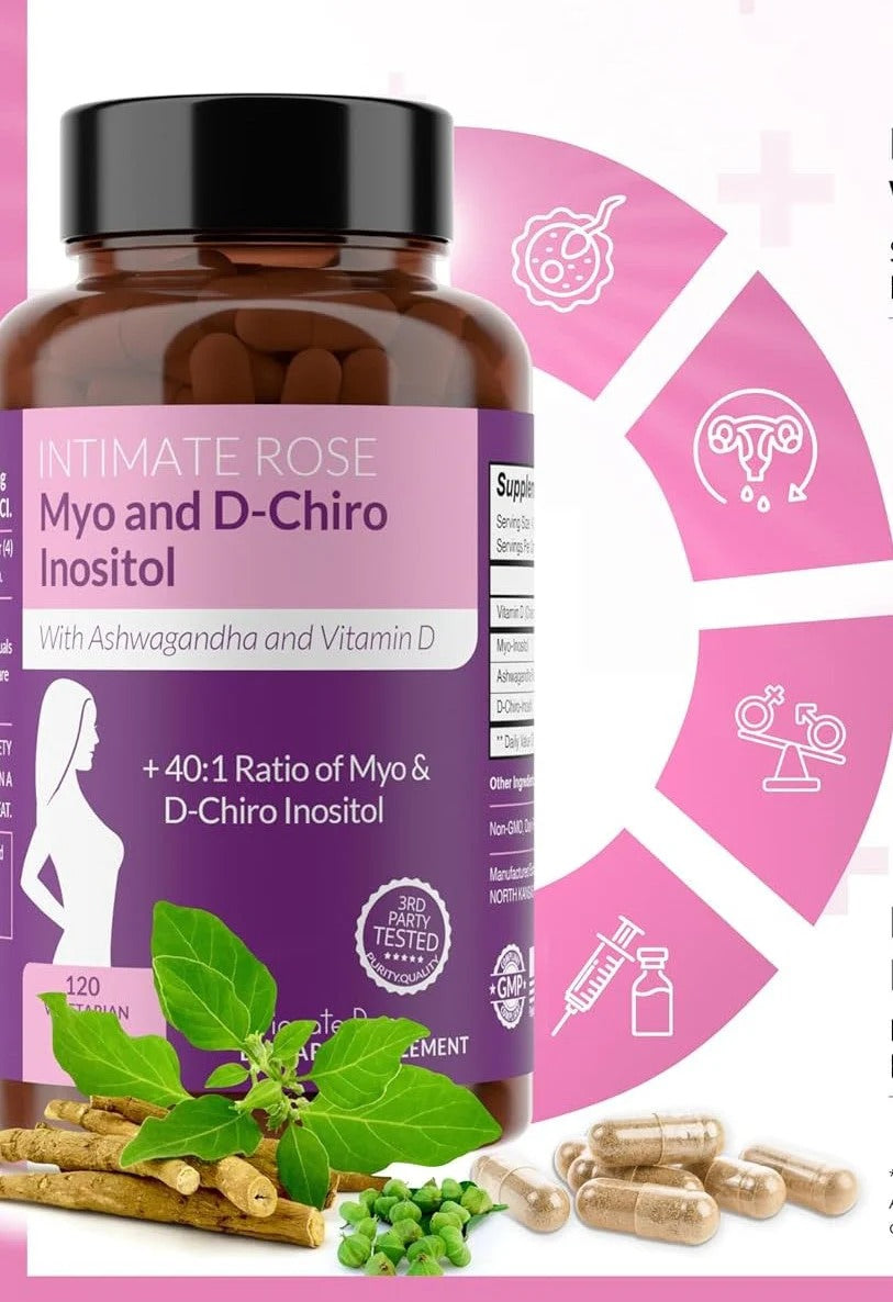 Myo-D Chiro Inositol – Beneficios para la Mujer 🌸 60 capsulas