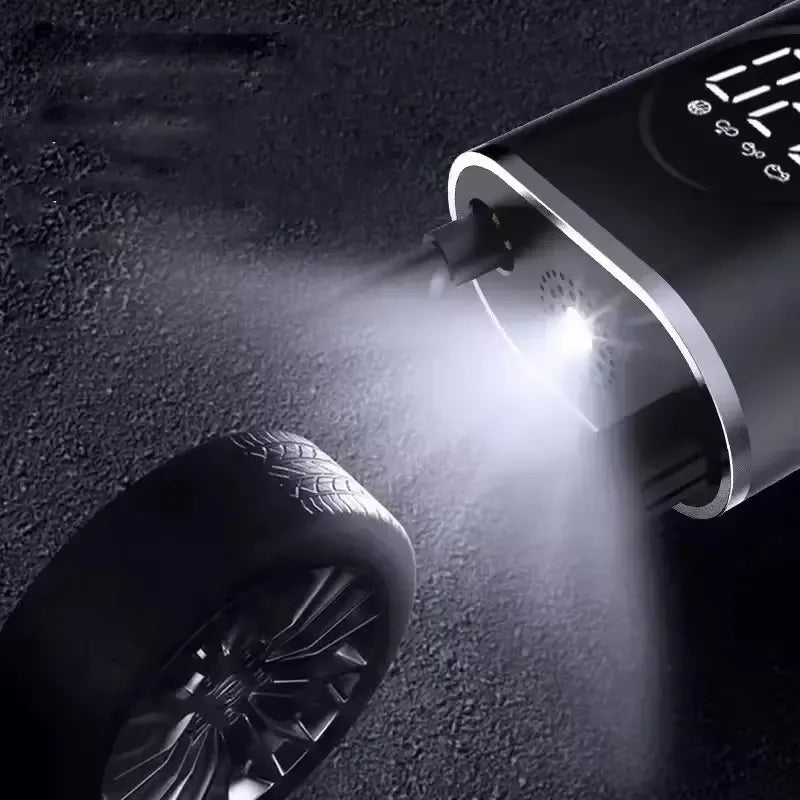 Bomba de Inflado Portátil Inalámbrica/ Infla Neumáticos y Accesorios con solo un Botón