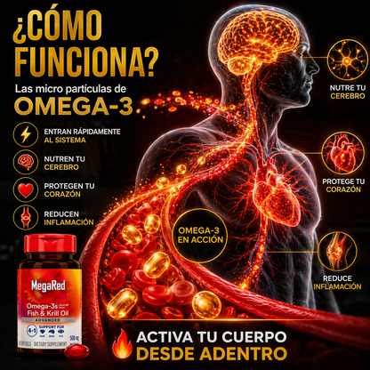 De Cansado a Imparable 🔥 MegaRed Omega-3 que Activa tu Cuerpo desde Adentro