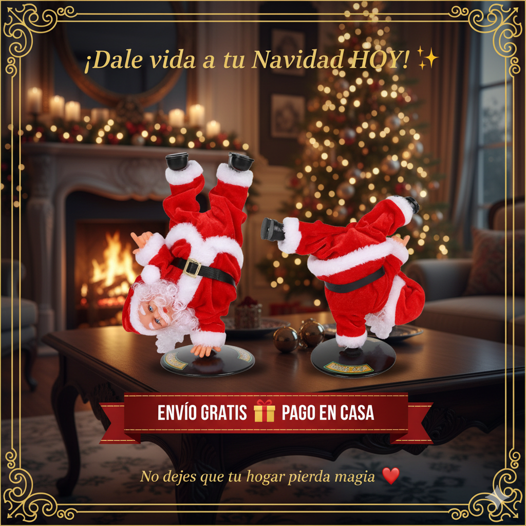 Papá Noel Bailarín Breakdance🎅✨  – La Magia que tu Navidad Necesita